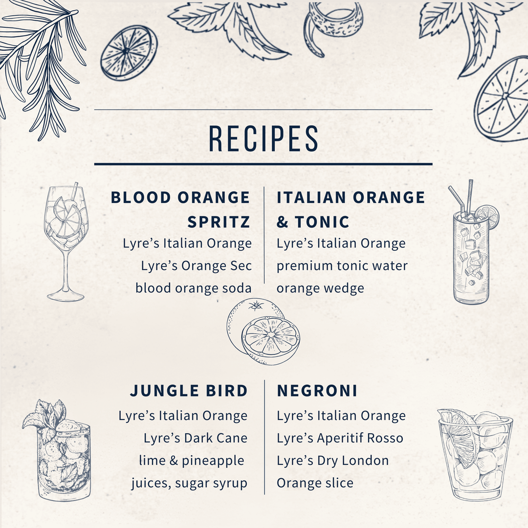 Non-Alcoholic Blood Orange Spritz Mocktail Set - Image 8