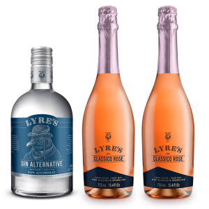 Non-Alcoholic Rosé French 75 Duo Cocktail Set