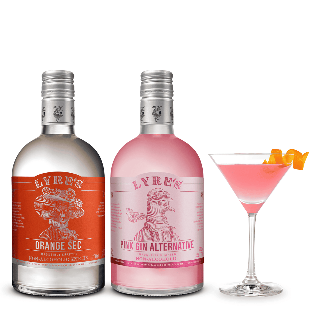 Non-Alcoholic Pink Cosmopolitan Cocktail Set