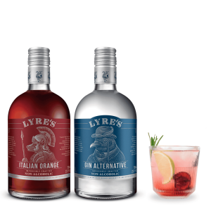 Non-Alcoholic Pink Gin Fizz Cocktail Set
