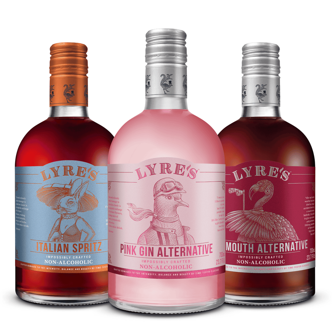 Non-Alcoholic Pink Negroni Cocktail Set