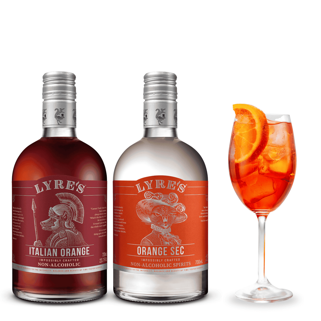 Non-Alcoholic Blood Orange Spritz Mocktail Set